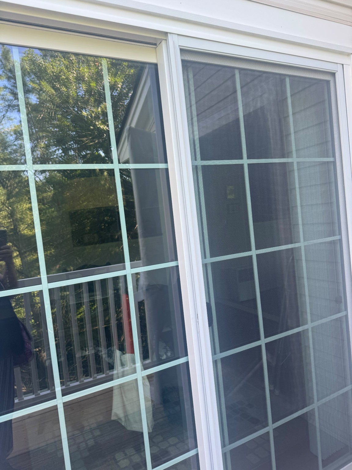 Clean glass and exterior detail